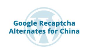 Google Recaptcha Alternates for China