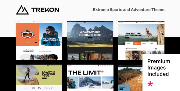 TrekOn - Extreme Sports and Adventure WordPress Theme