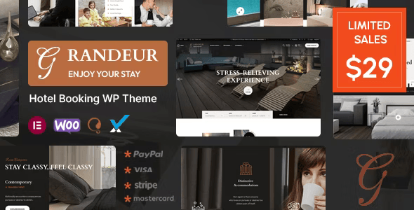 Grandeur - Hotel Booking WordPress Theme